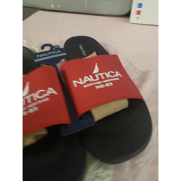 Nautica Men's Size 13 Athletic PORTER Slide Comfort Sandal Shower Slippers #00r - Picture 8 of 16